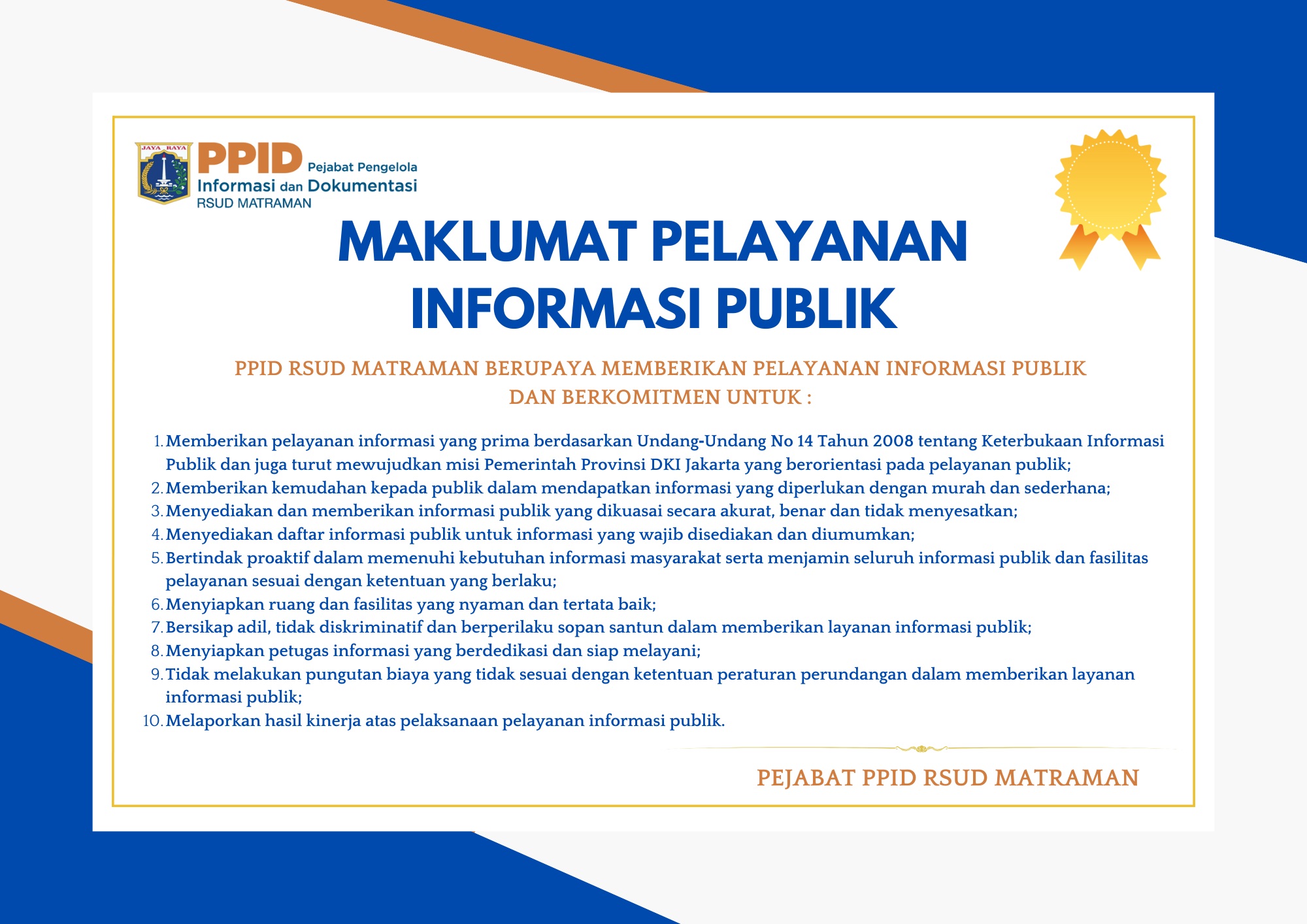 kanal layanan informasi